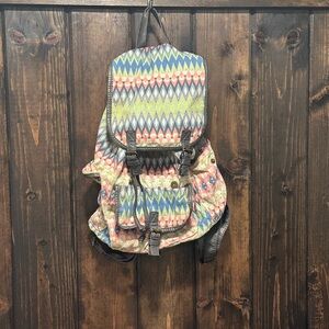 Claire's Multicolor Patterned Backpack